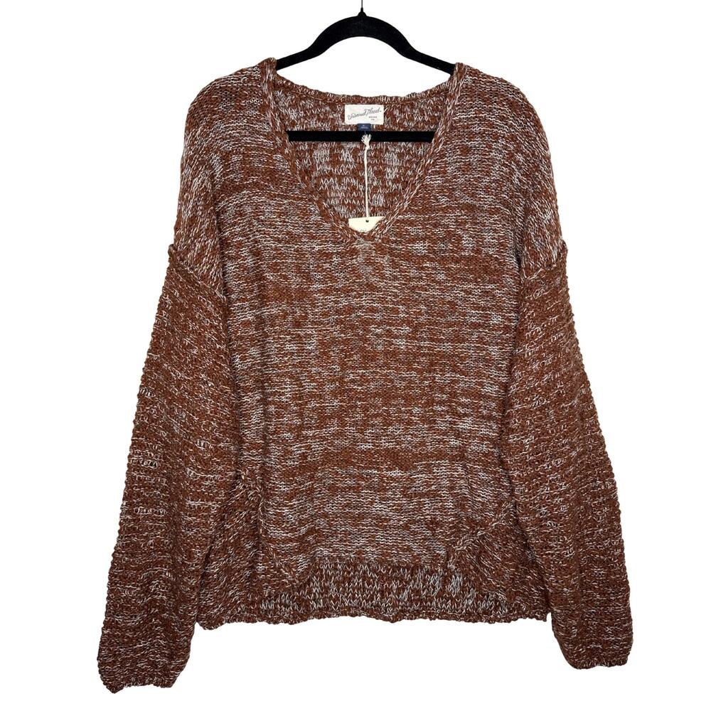 Universal Thread Marled Knit Sweater Size XL Brown Boho Fall Earthy Grandmacore